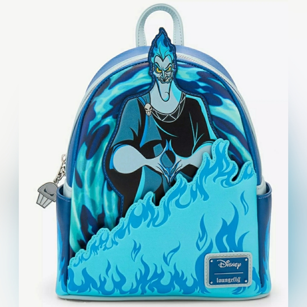 💙🔥NWT Loungefly Hercules Hades Flames🔥💙